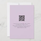 Iris QR Code Wedding Kaart (Achterkant)