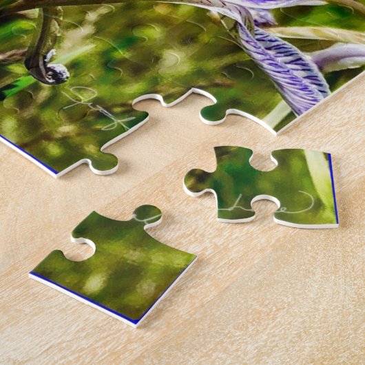 Iris & Quail Puzzle Legpuzzel (Zijkant)