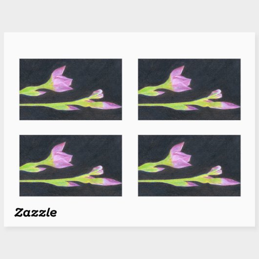 Iris Rechthoekige Sticker (Vel)