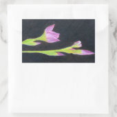 Iris Rechthoekige Sticker (Tas)
