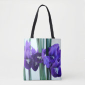 Iris Reticulata All-in-Print Canvas tas (Voorkant)