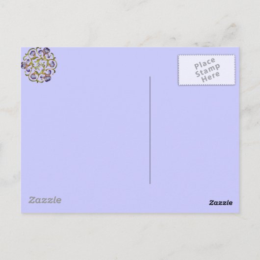 Iris Ring Briefkaart (Achterkant)