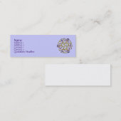 Iris Ring Profile Card Mini Visitekaartje (Voorkant / Achterkant)