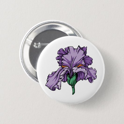 Iris Ronde Button 5,7 Cm (Voorkant /achterkant)