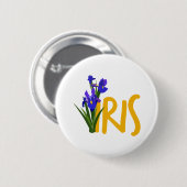 Iris Ronde Button 5,7 Cm (Voorkant /achterkant)