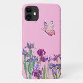 Iris roze Case-Mate iPhone case (Achterkant)