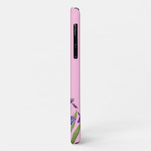 Iris roze Case-Mate iPhone case (Achterkant/links)