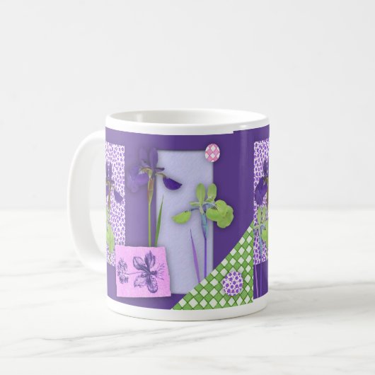 Iris Scrapbook Mok (Voorkant links)