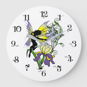 Iris Shadow Fairy Grote Klok