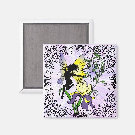 Iris Shadow Fairy Magneet (Voorkant / Achterkant)