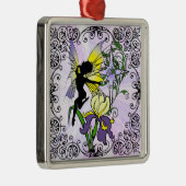 Iris Shadow Fairy Metalen Ornament (Rechts)