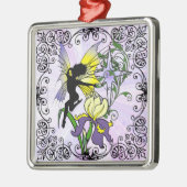Iris Shadow Fairy Metalen Ornament (Links)