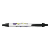 Iris Shadow Fairy Zwarte Inkt Pen (Achterkant)
