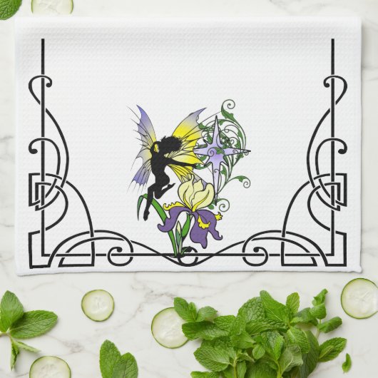 Iris Shadow Fee Theedoek (Gevouwen)