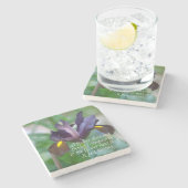 Iris Stenen Onderzetter (Zijkant)