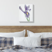 Iris Stretched Canvas Print (Insitu (Slaapkamer))