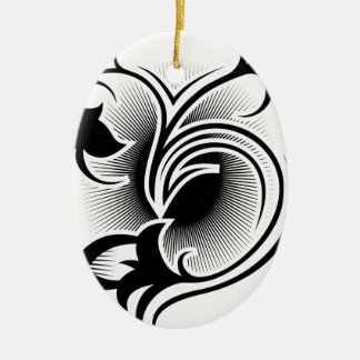 Iris tattoo keramisch ornament
