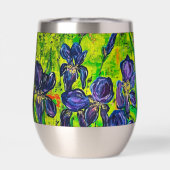 Iris thermische wijn tumbler (Achterkant)