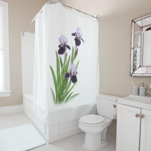 Iris Trio Douchegordijn (In situ)