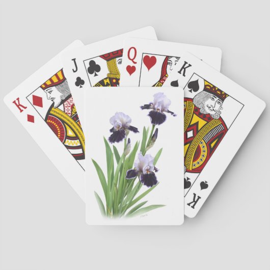 Iris Trio Pokerkaarten (Achterkant)