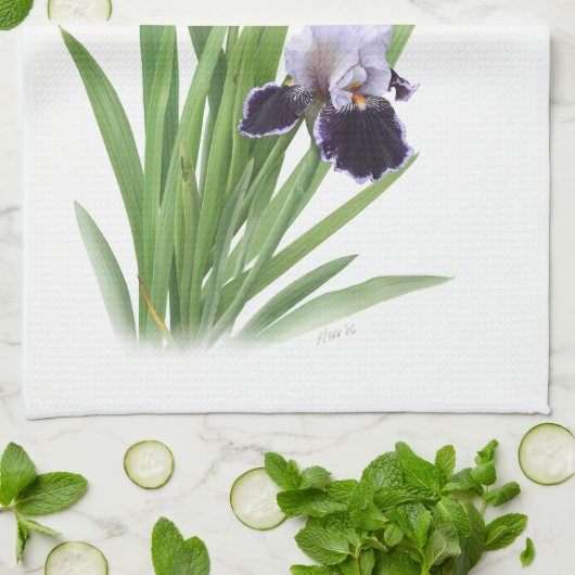 Iris Trio Theedoek (Gevouwen)