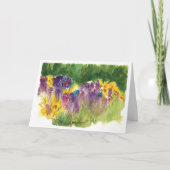 Iris Tuin Vouwkaart Kaart (Voorkant)