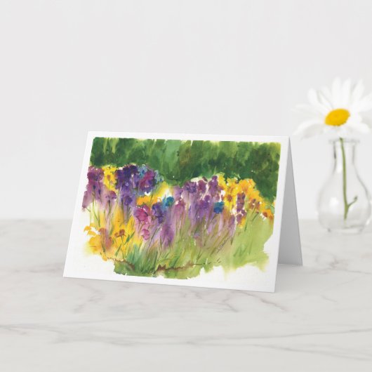Iris Tuin Vouwkaart Kaart (Kleine Plant)