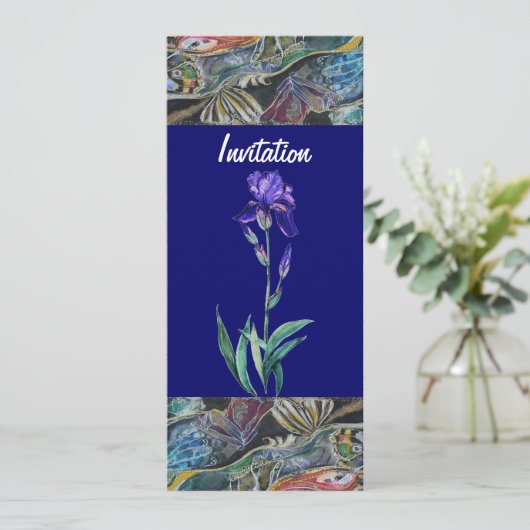 Iris Uitnodiging (Staand voorkant)