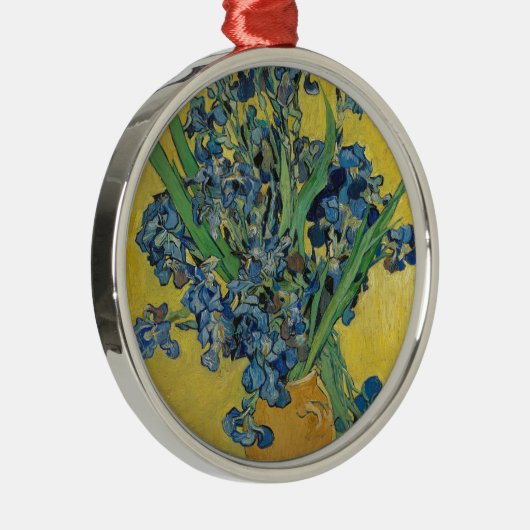 Iris van Van Gogh Metalen Ornament (Rechts)