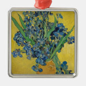 Iris van Van Gogh Metalen Ornament (Voorkant)