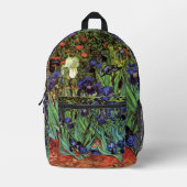 Iris van Vincent van Gogh Bedrukte Rugzak (Voorkant)