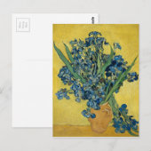 Iris van Vincent Van Gogh Briefkaart (Voorkant / Achterkant)