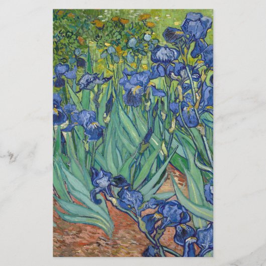 Iris van Vincent van Gogh Briefpapier (Voorkant)