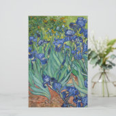 Iris van Vincent van Gogh Briefpapier (Staand voorkant)