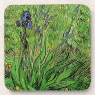 Iris van Vincent van Gogh,  Garden Fine Art Drankjes Onderzetter