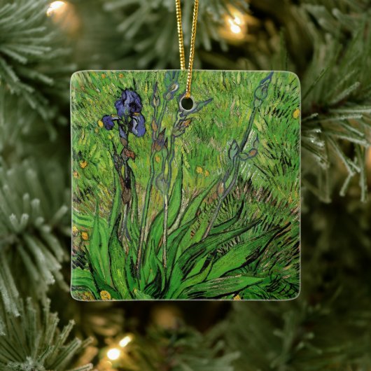 Iris van Vincent van Gogh,  Garden Fine Art Keramisch Ornament (Boom)
