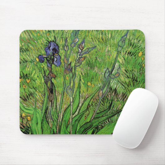 Iris van Vincent van Gogh,  Garden Fine Art Muismat (Met muis)
