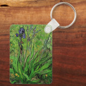 Iris van Vincent van Gogh,  Garden Fine Art Sleutelhanger (Achterkant)