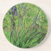 Iris van Vincent van Gogh,  Garden Fine Art Zandsteen Onderzetter (Voorkant)