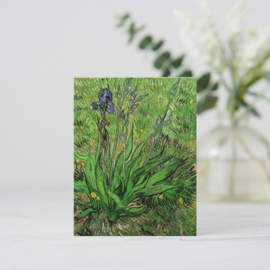 Iris van Vincent van Gogh,  Garden Flowers (Staand voorkant)