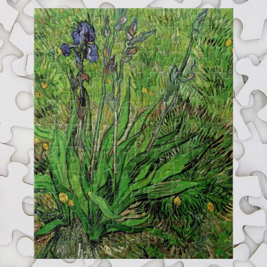 Iris van Vincent van Gogh,  Garden Flowers Legpuzzel
