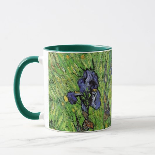 Iris van Vincent van Gogh,  Garden Flowers Mok (Links)