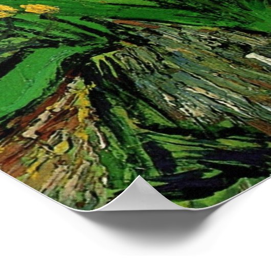 Iris van Vincent van Gogh,  Garden Flowers Poster (Hoek)