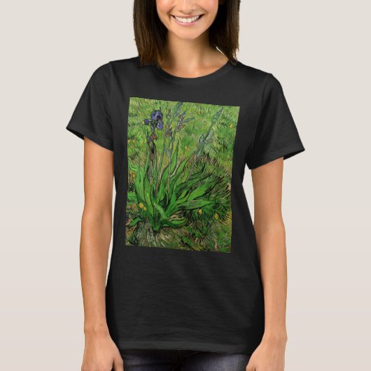 Iris van Vincent van Gogh,  Garden Flowers T-shirt (Voorkant)