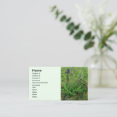 Iris van Vincent van Gogh,  Garden Flowers Visitekaartje (Staand voorkant)