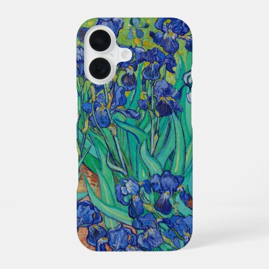 Iris van Vincent Van Gogh iPhone 16 Hoesje (Achterkant)