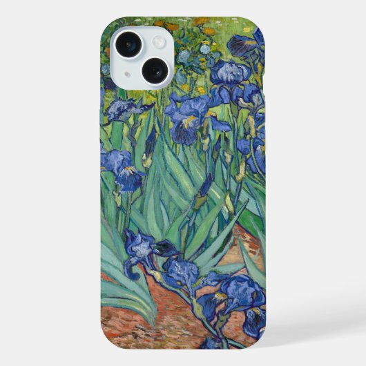 Iris van Vincent van Gogh iPhone Hoesje (Achterkant)