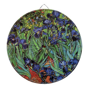 Iris van Vincent van Gogh, Vintage Tuinkunst Dartbord