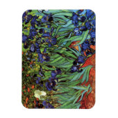 Iris van Vincent van Gogh, Vintage Tuinkunst Magneet (Verticaal)