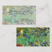 Iris van Vincent van Gogh Visitekaartje (Voorkant / Achterkant)